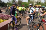 Тереза Маринова с велоразходка в Южният парк