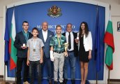 Красен Кралев се срещна с медалистите от Европейското първенство по таекуондо