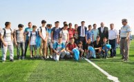 Красен Кралев поздрави участниците в Евро 2015 и откри футболно игрище в Стара Загора