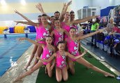 Аква спорт смаза конкуренцията на държавното по синхронно плуване